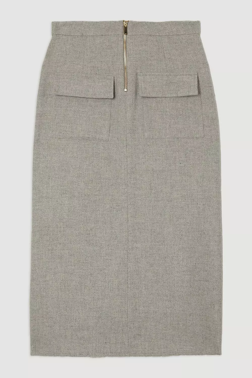 Tailored Front Pocket Midi Pencil Skirt Karen Millen